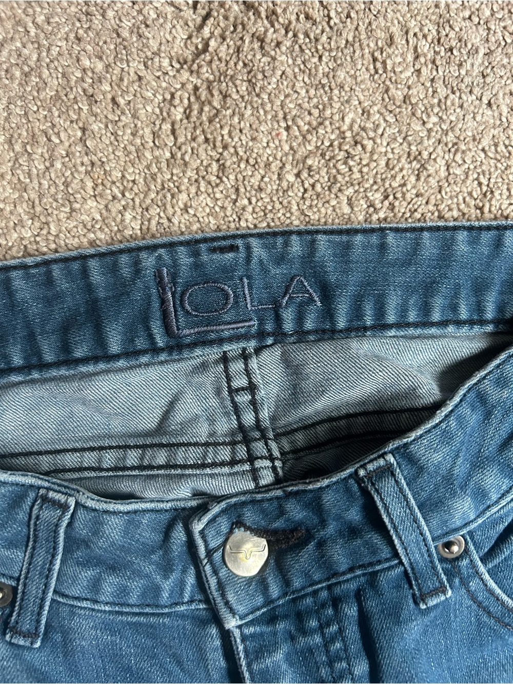 Kimes Ranch Blue Flared Jeans - Picture 4 of 5
